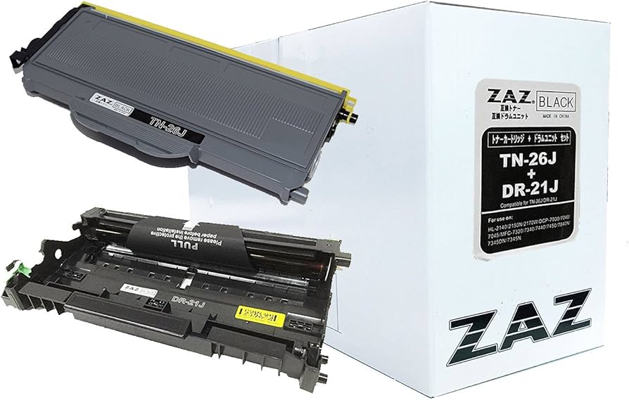 Amazon.co.jp: 〔 ZAZ 〕 TN-26J + DR-21J BROTHER ブラザー 互換