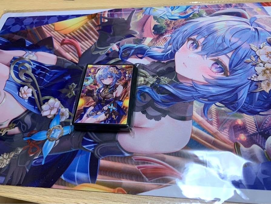 Amazon.co.jp: ミッドナイトブルー 原神 新衣装 甘雨 スリーブ プレイ