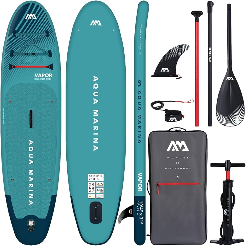 Amazon.com : Aqua Marina Vapor 10' 4 '' Inflatable Stand Up Paddle