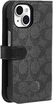 Amazon.co.jp: [Coach] iPhone 15 ケース 手帳型 Folio Case 正規品