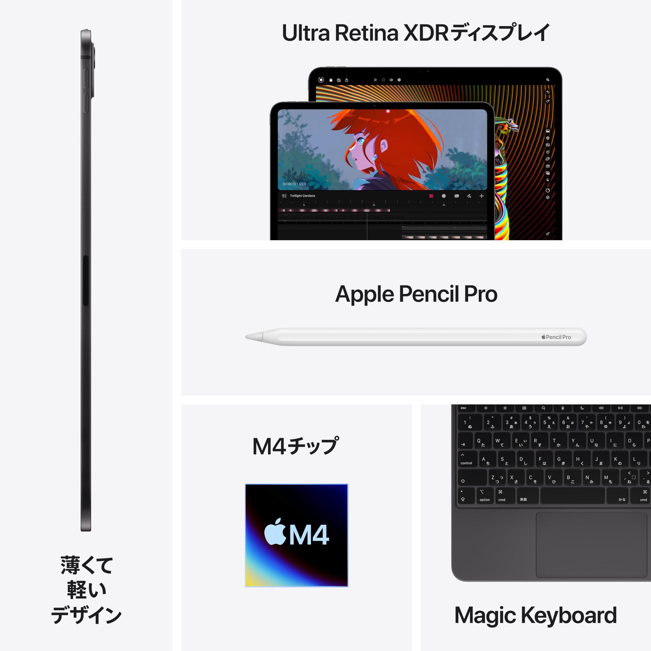 Amazon.co.jp: 【整備済み品】Apple iPad Pro 11 インチ (M4) Wi-Fi