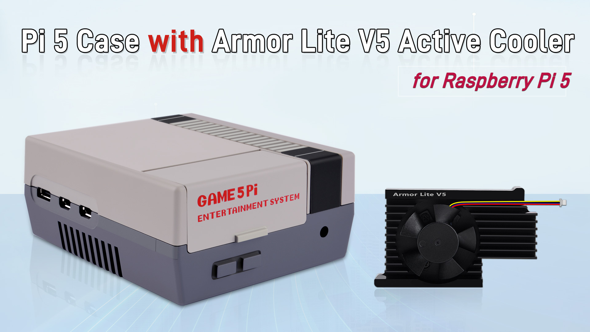 Amazon.co.jp: GeeekPi ケース Raspberry Pi 5 用、Armor Lite V5