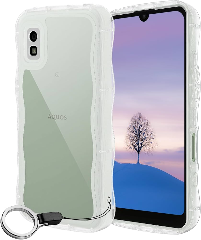 Amazon.co.jp: AQUOS wish wish2 ケース クリア ウェーブ SH-51C SHG06