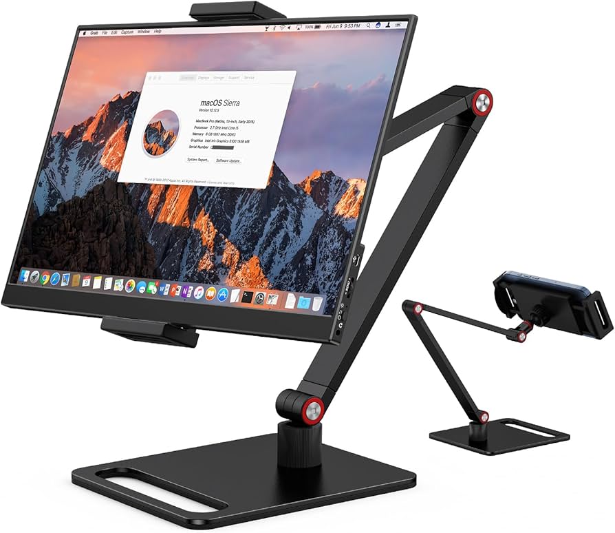 Amazon.co.jp: タブレットスタンド 卓上 モニタースタンド アーム