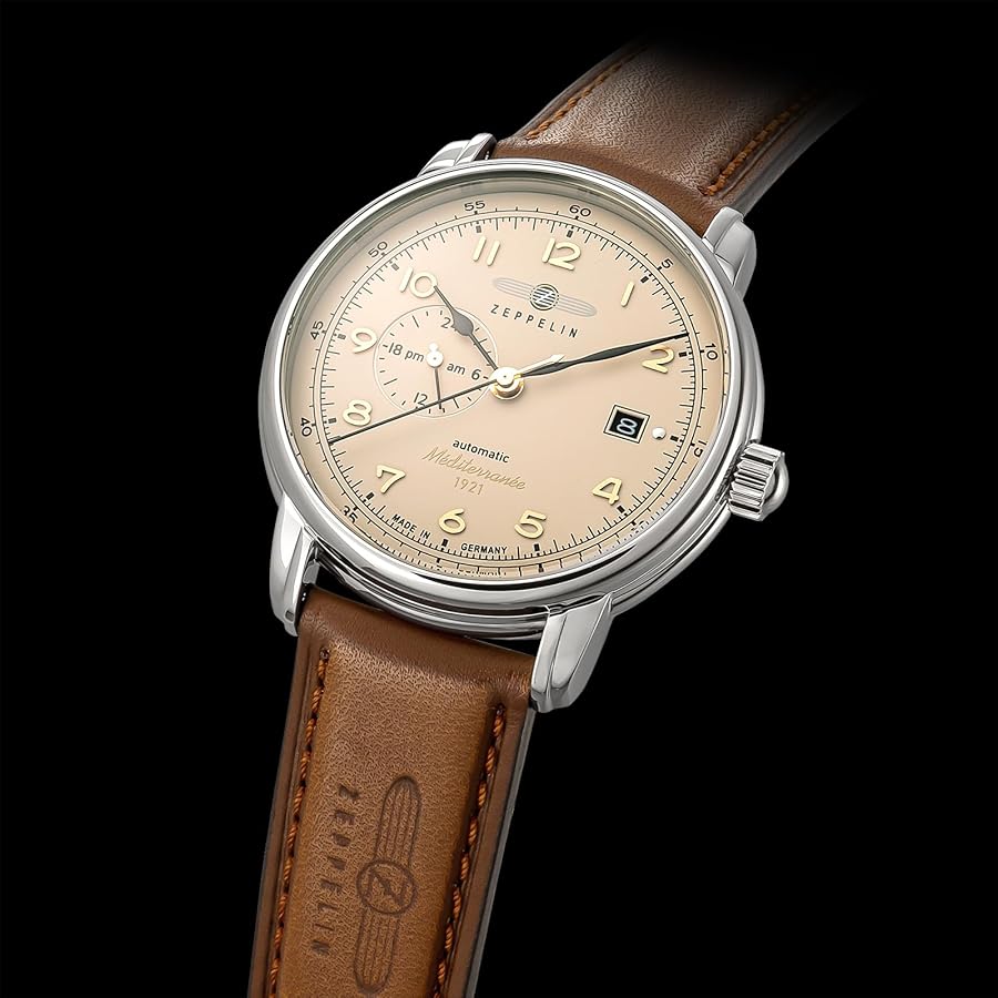 Amazon.com: Zeppelin 9668-5 Men's Watch Mediterreni Automatic