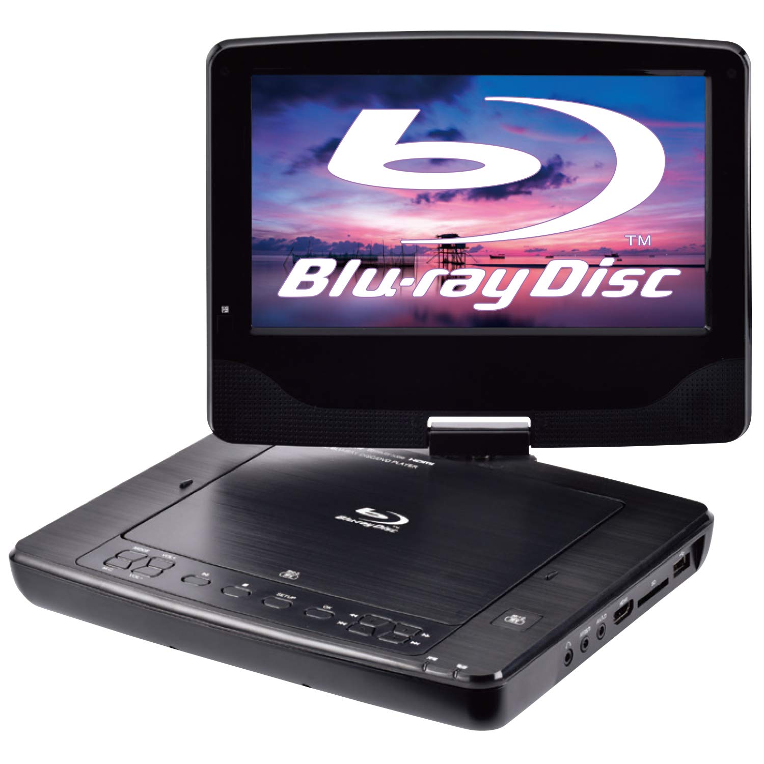 山善 9インチ ポータブルDVD・BD・Blu-ray・ブルーレイプレーヤー 山善