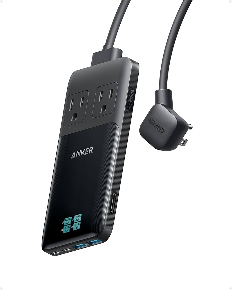 Anker Prime 6-in-1 USB C Charging Station, 140W Compact Power