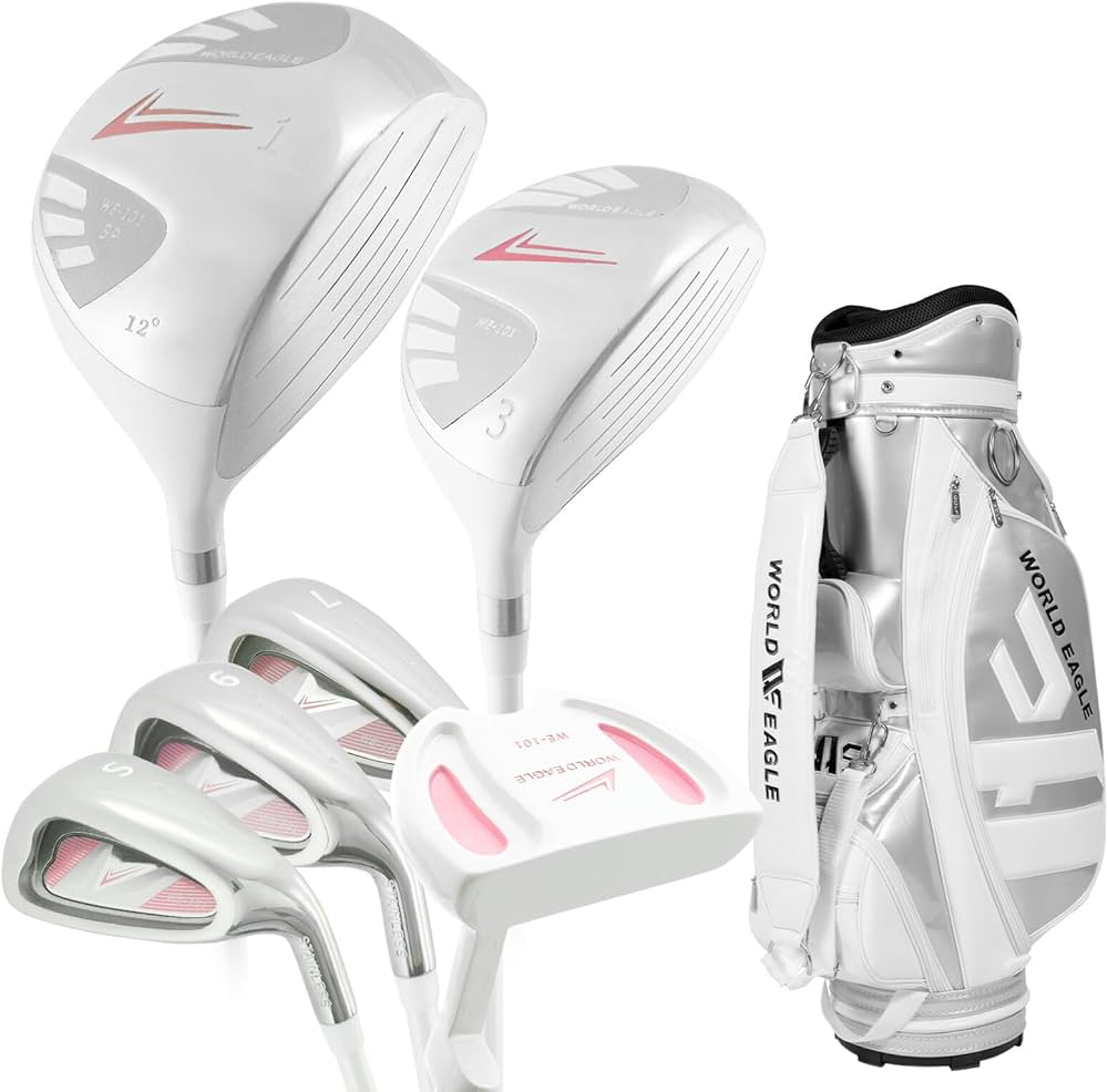 良品 初心者おすすめ レディースゴルフ8本セット 右 L 女性 くまのプー