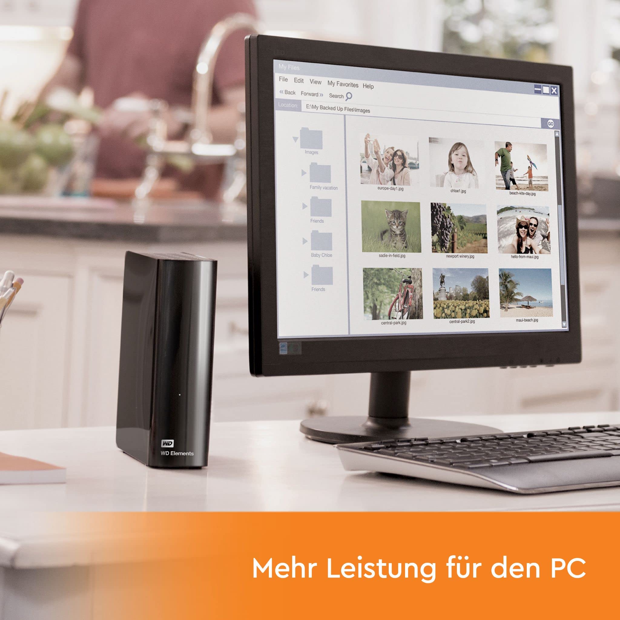 Amazon | WD 6 TB Elements デスクトップ外付けハードドライブ - USB