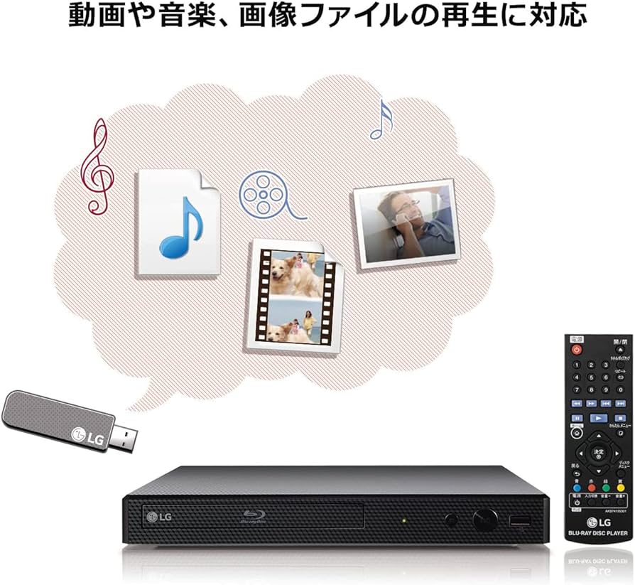 Amazon | LG ブルーレイプレーヤー フルHDアップコンバート HDMI