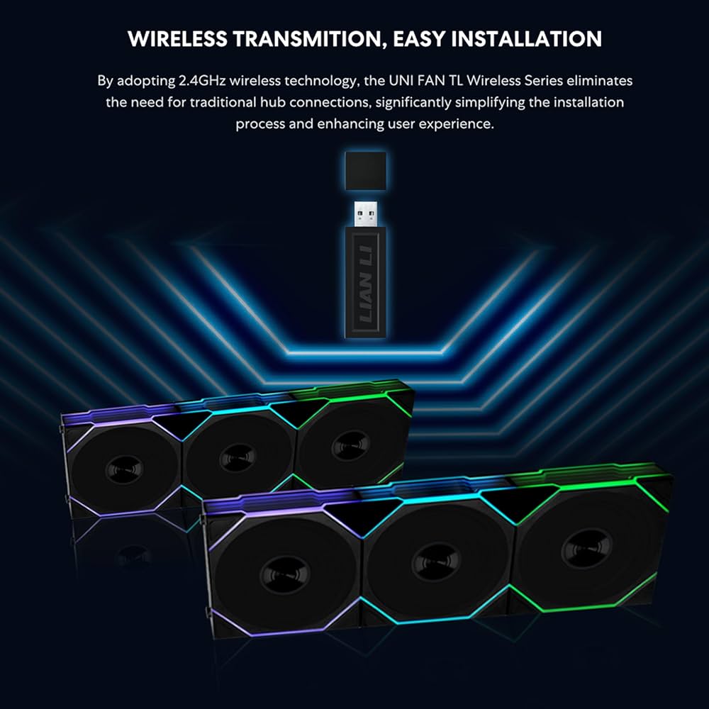 Amazon.com: Lian Li UNI Fan TL Wireless 140-Single Pack (Reverse