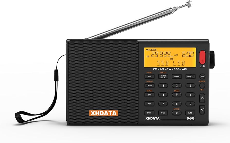 Amazon.co.jp: XHDATA D-808 ポータブルラジオ FM AM SW LW ワイドFM
