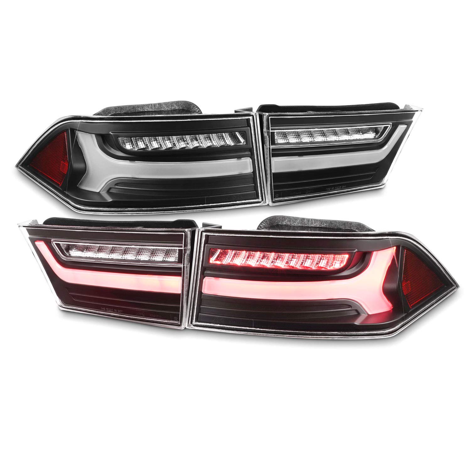 ゆ*の様 アキュラ TSXアコード CL7 LED テールランプ ブラックハウジ