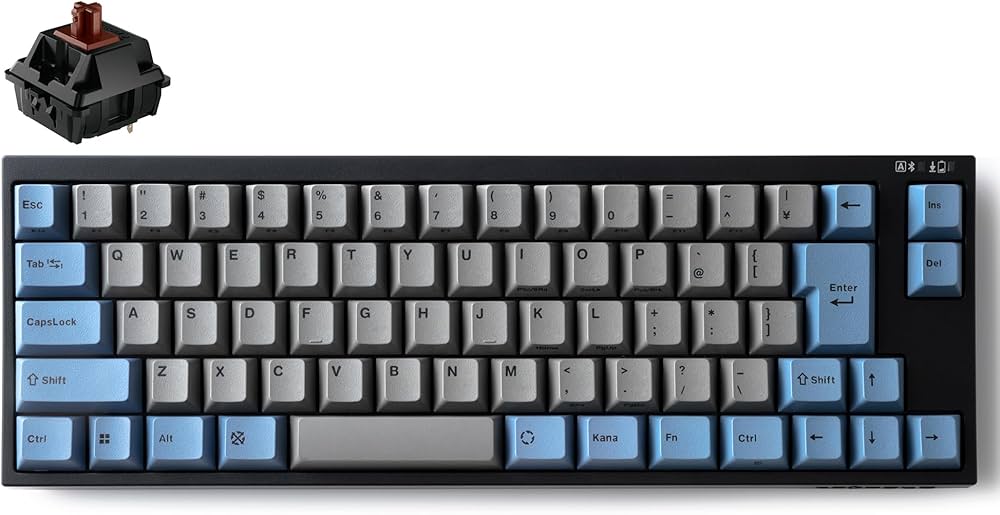 Amazon | LEOPOLD FC660MBT GRAYBLUE Bluetooth/USB-C 日本語配列 かな