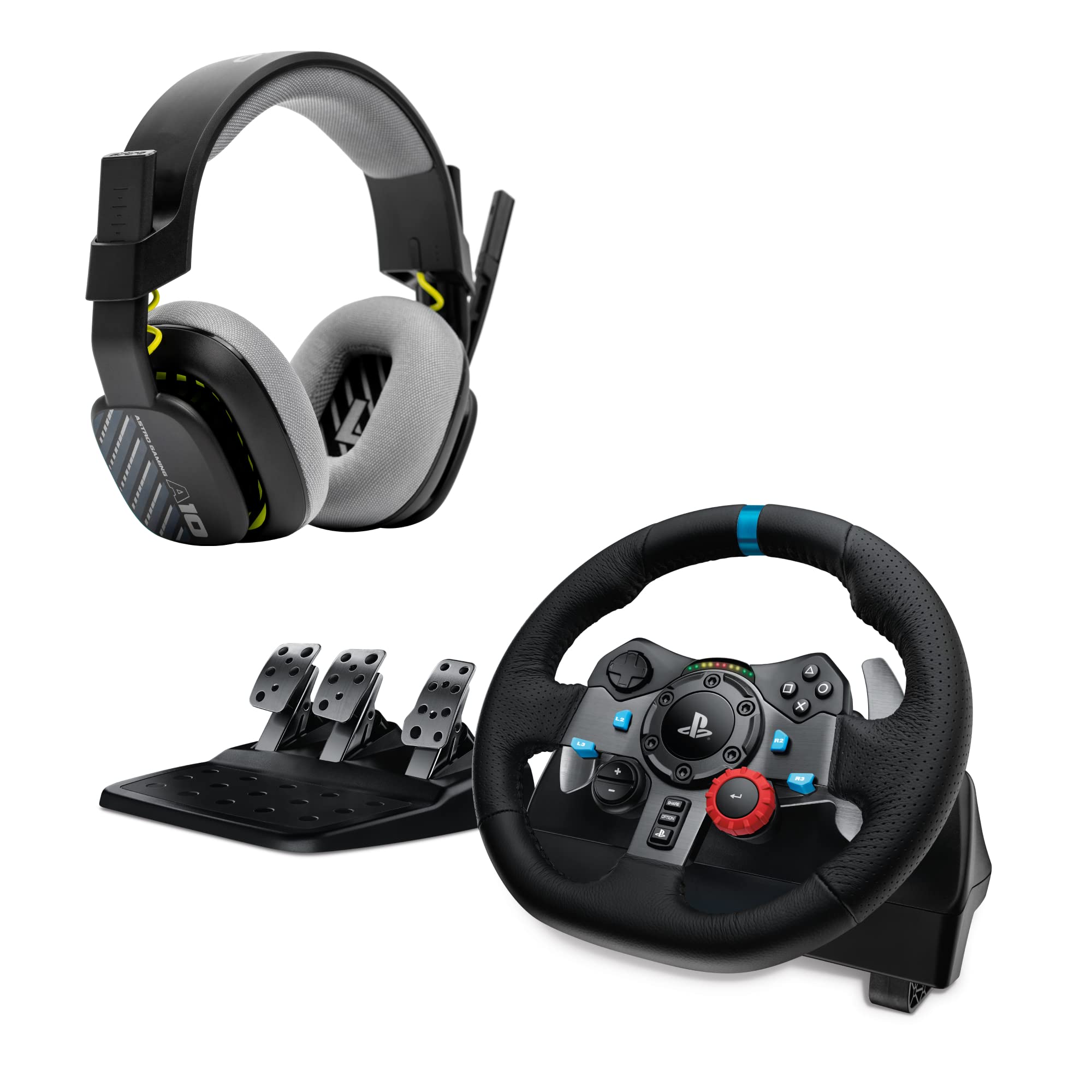 Logitech G29 Driving Force Racing Wheel and Pedals + ASTRO A10 Gen