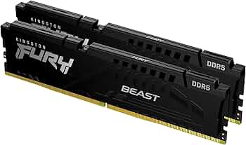 Amazon | Kingston FURY Beast ブラック DDR5 32GB (2x16GB) 6400MT/s
