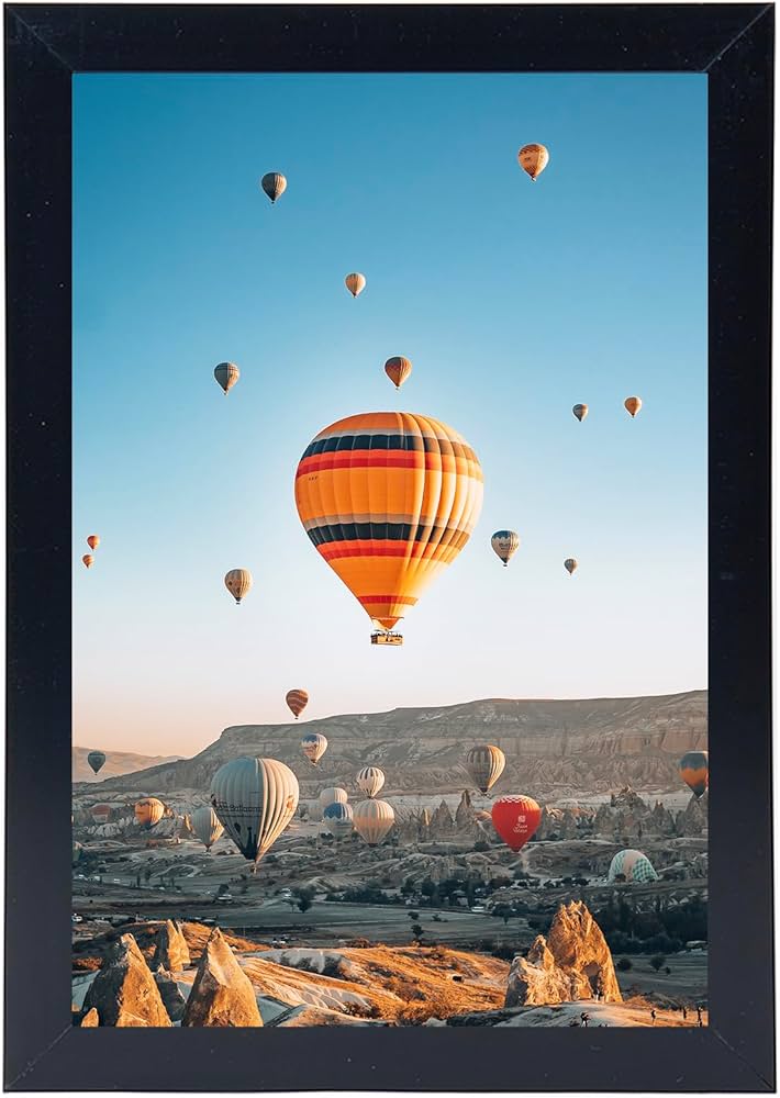 Amazon.com - JCJMY 6x9 Picture Frame Black for Wall Hanging or