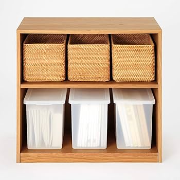 Amazon｜無印良品 木製シェルフ・ウォールナット材 幅88×奥行44×高さ