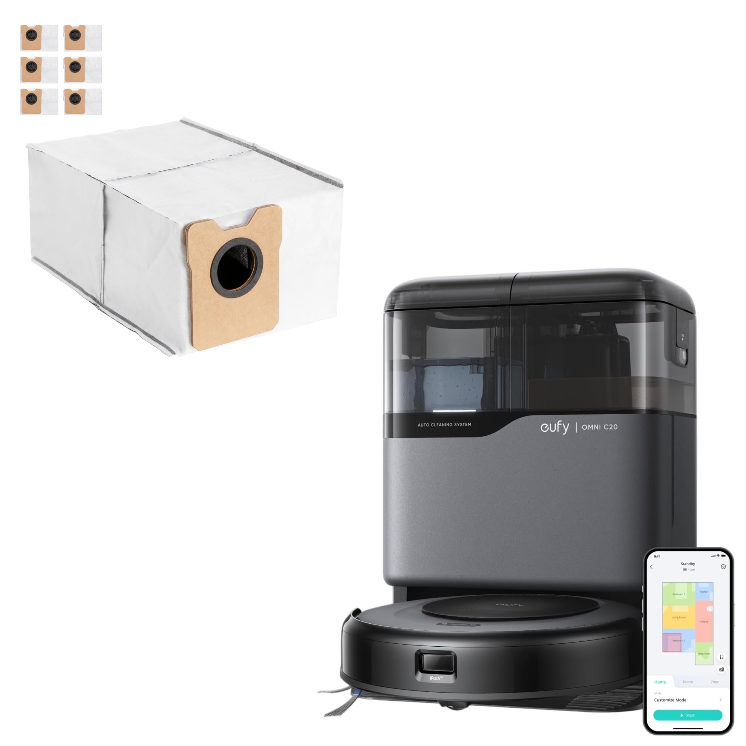 Amazon.com - eufy Robot Vacuum Omni C20 with All-in-One Station