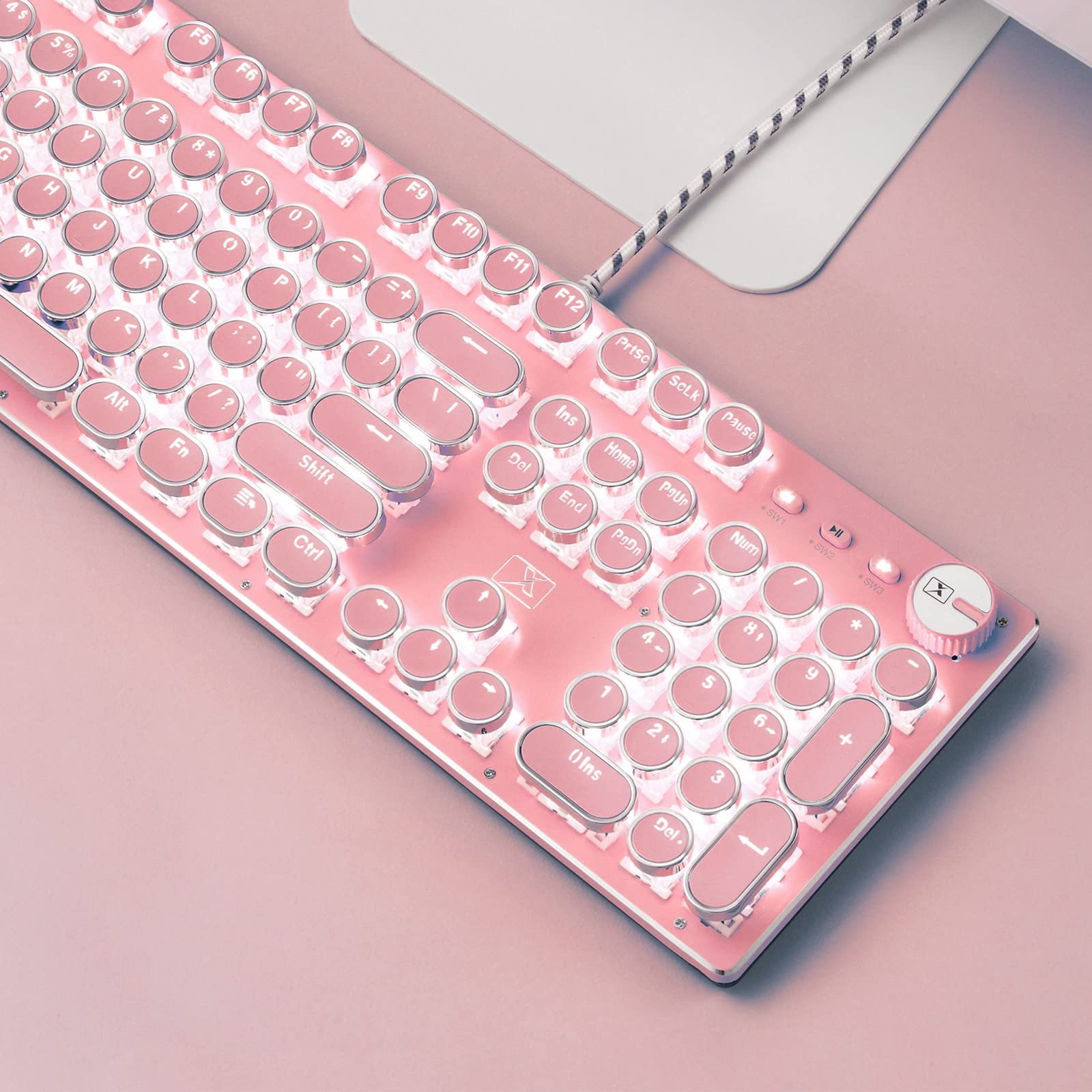 Amazon | Basaltech (バサルテック) ピンク メカニカル ゲーム用