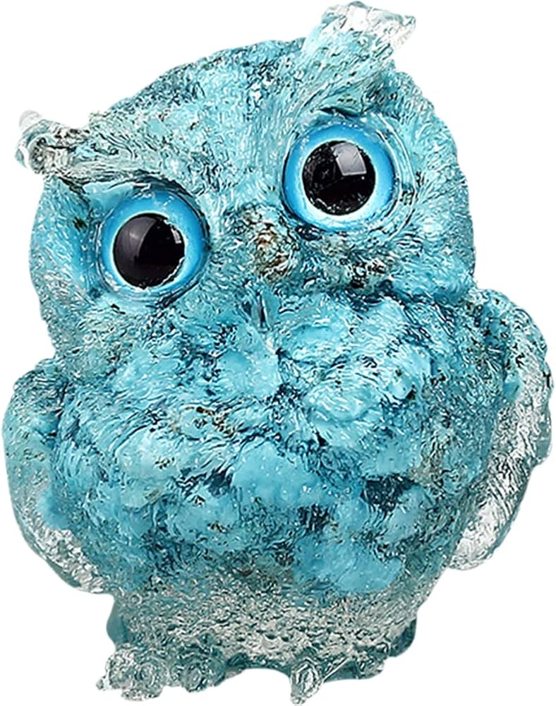 Amazon.co.jp: YUYAKESHI ふくろう 置物 マスコット オブジェ かわいい