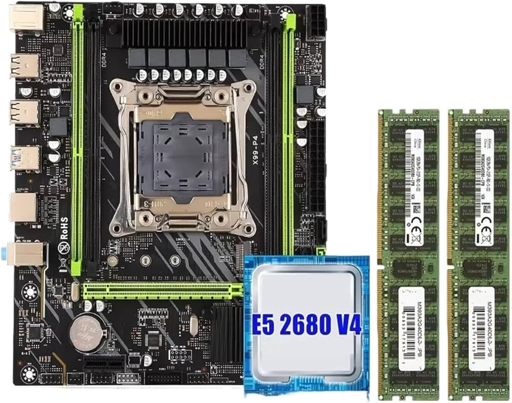 Amazon.com: X99 Motherboard Combo kit Set LGA 2011-3 Xeon E5 2680