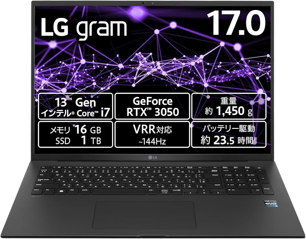 Amazon.co.jp: 【GeForce RTX 3050搭載】LG ノートパソコン LG gram/17