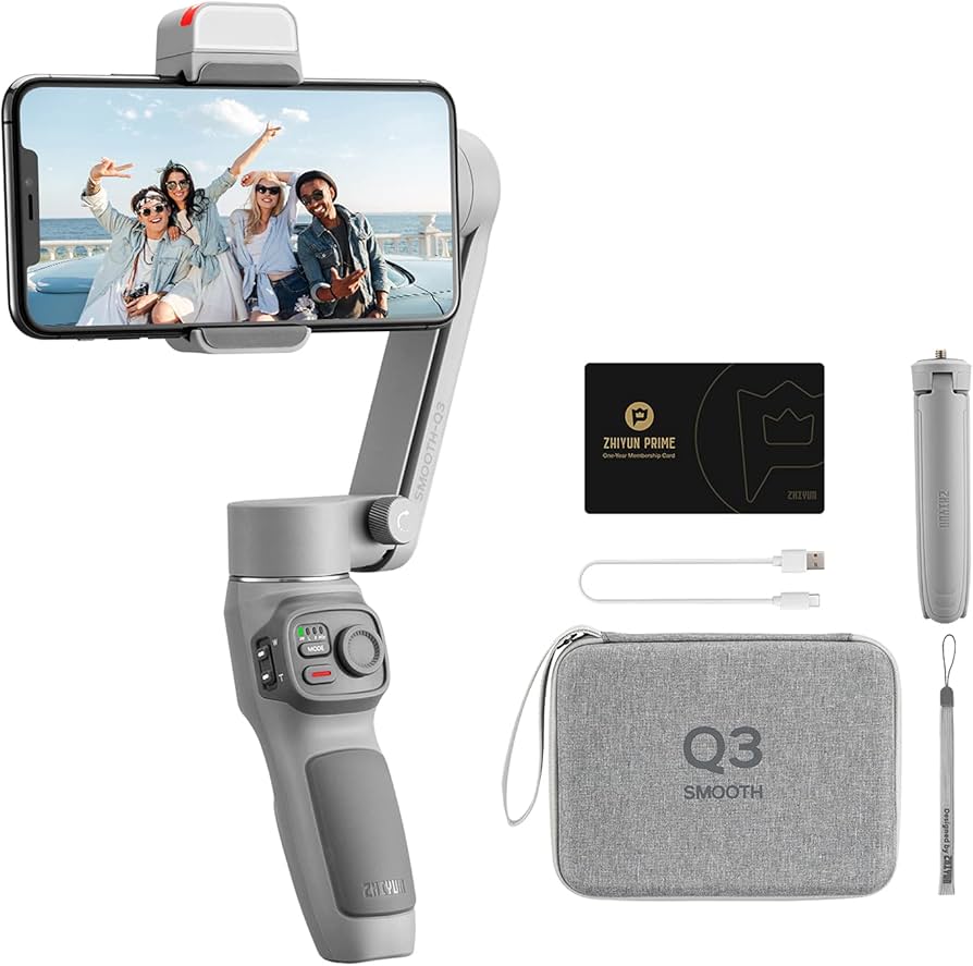 Amazon.co.jp: Zhiyun Smooth Q3 コンボ 3軸スマホジンバル