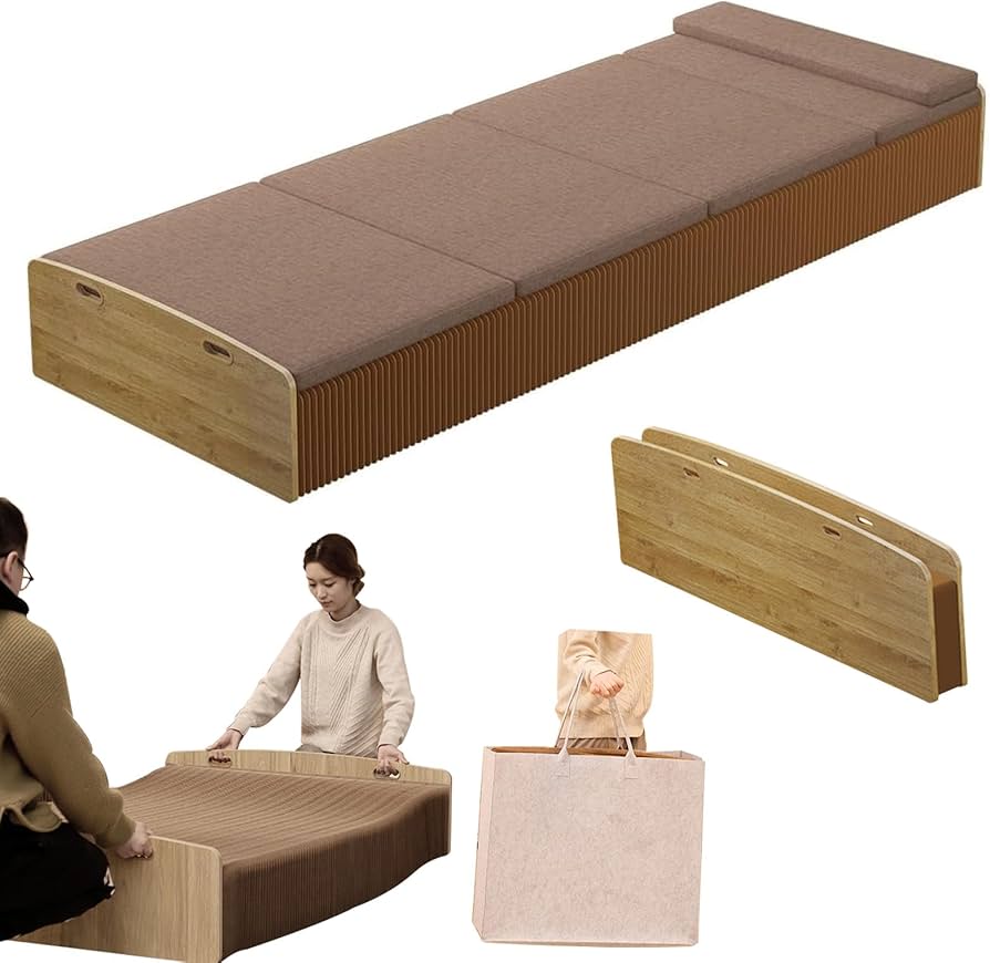 Amazon｜ペーパーベッド シングル/ダブル 伸縮式 折畳み