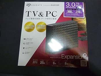 Amazon | エレコム SGD-NZ030UBK(ブラック) 外付けHDD 3TB USB3.1(Gen1