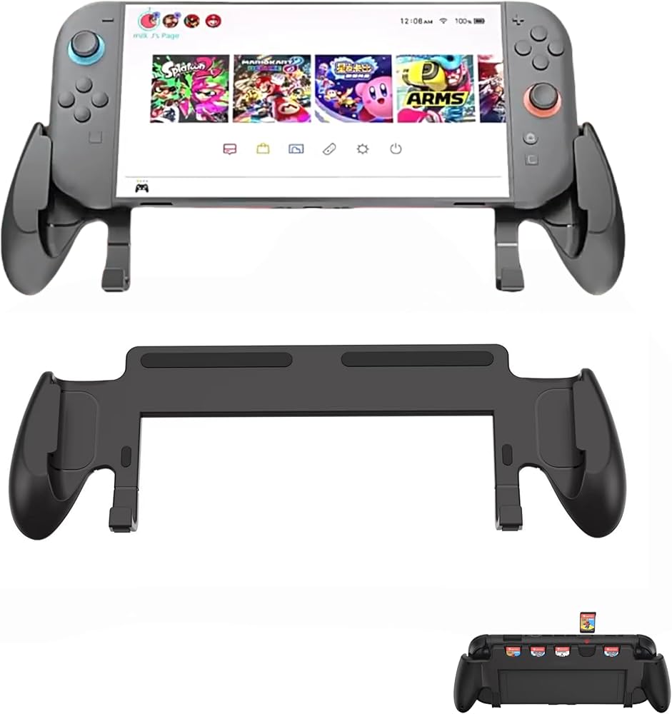 Amazon.co.jp: For Nintendo Switch 2用グリップ一体型【2025新登場】5