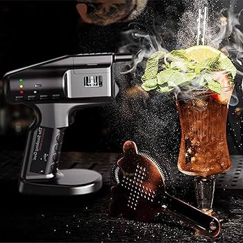 Amazon | カクテルスモークバブルガンハンドヘルド、スモーキング