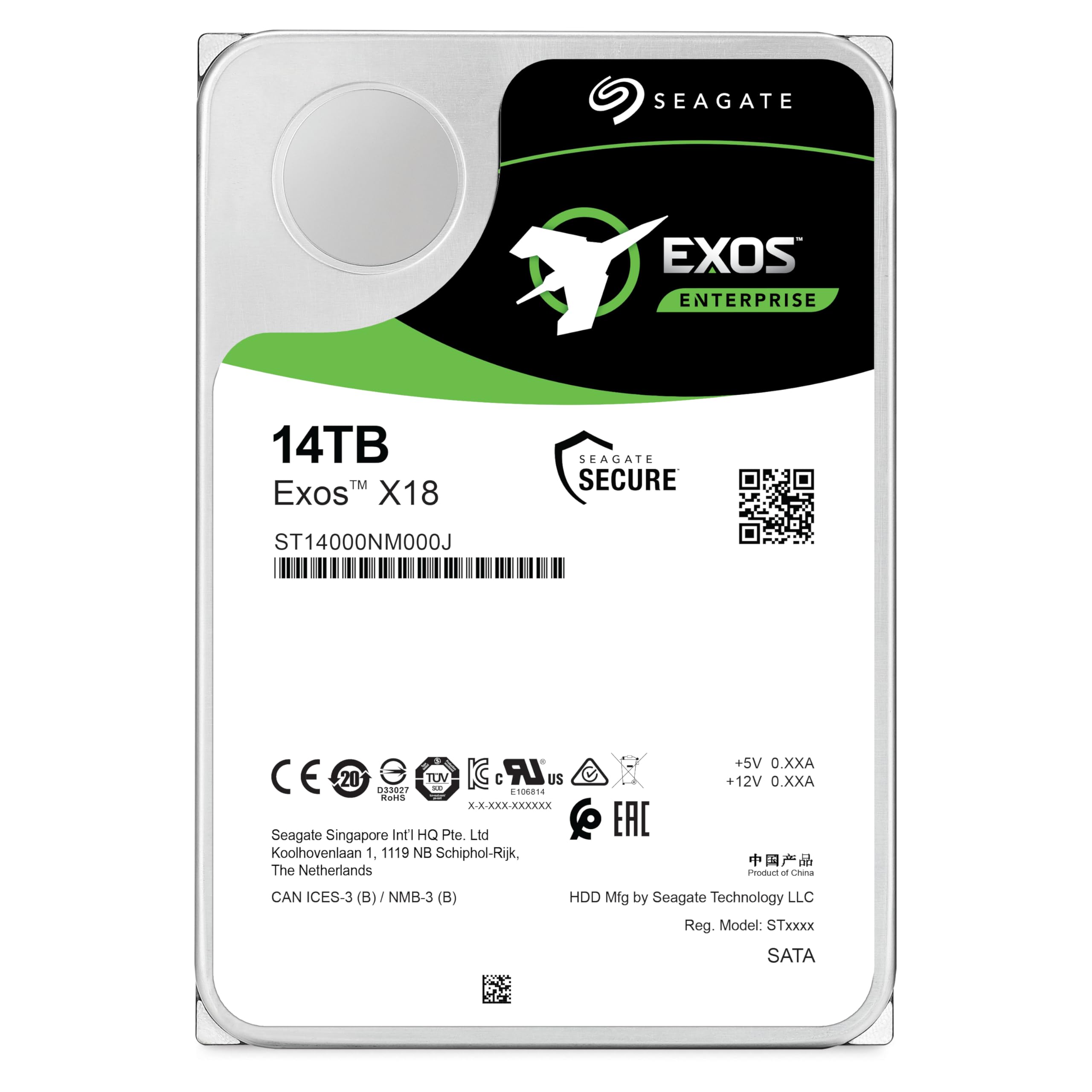 Amazon | Seagate Exos X18 SATA 512e 3.5インチ 14TB 内蔵