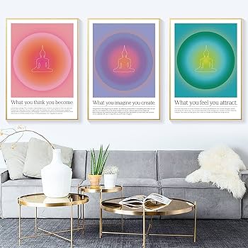 Amazon.co.jp: パープルグラデーションポスター オーラ画像 オレンジ