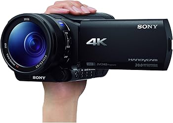 Amazon.co.jp: SONY ビデオカメラ FDR-AX100 4K 光学12倍 ブラック