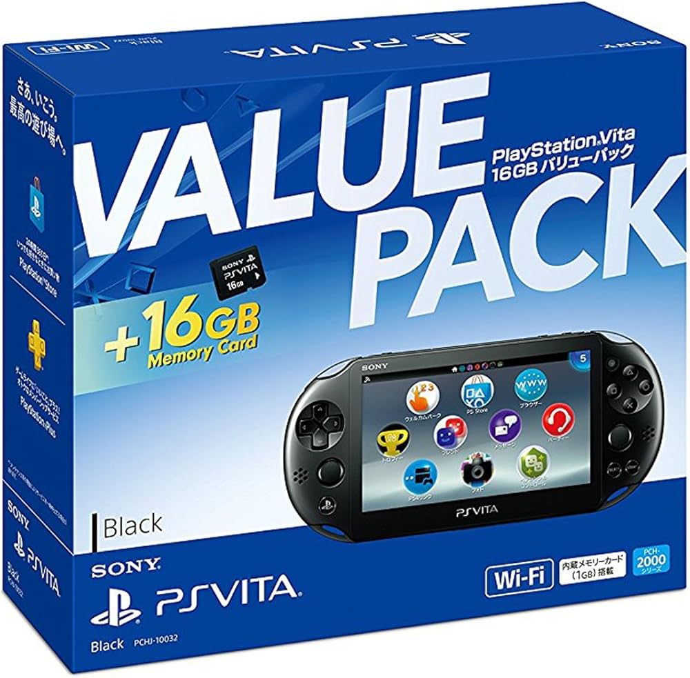 Amazon | PlayStation Vita 16GB バリューパック ブラック | ゲーム機本体
