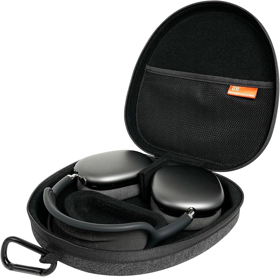 Amazon | AirPodsMaxヘッドフォン用トラベルケース スリープモード
