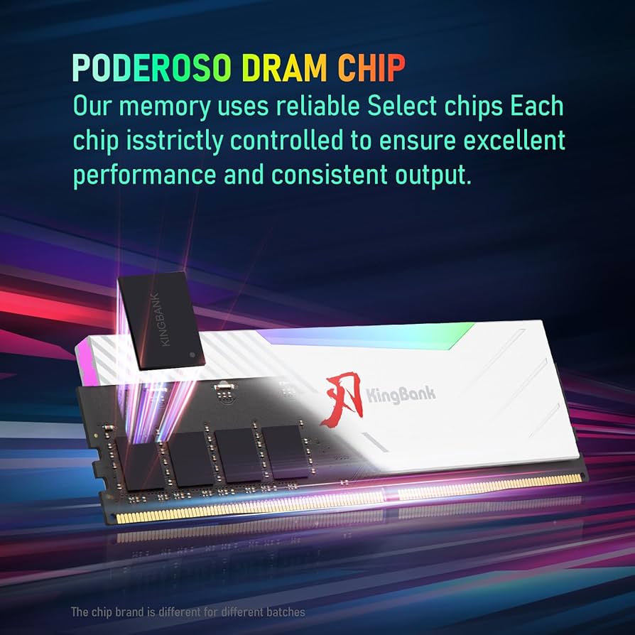 Amazon.co.jp: KingBank RGBコンピューターデスクトップメモリRam DDR5