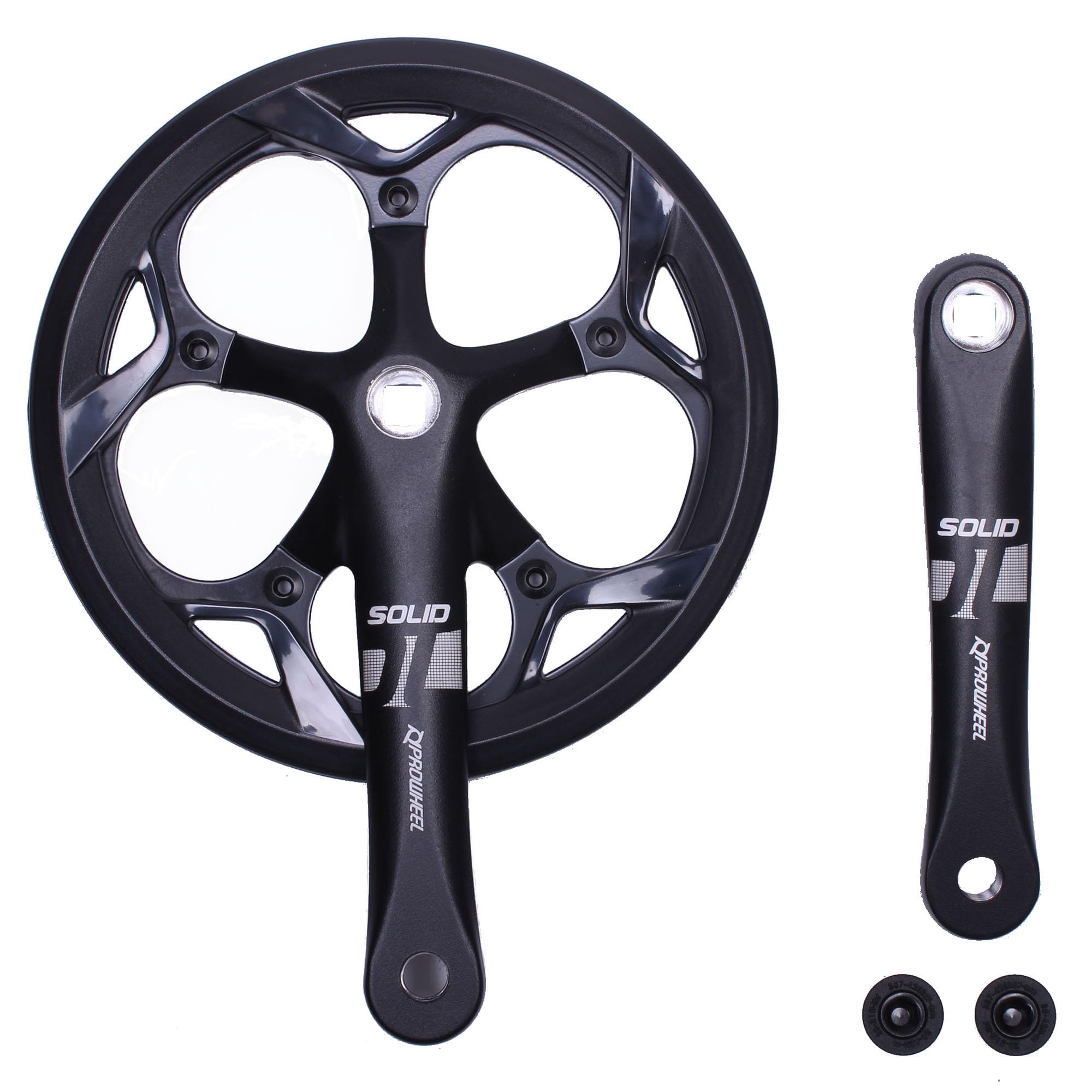 Amazon | PROWHEEL 130MM BCD 52T 自転車クランクセット 165mm/170mm