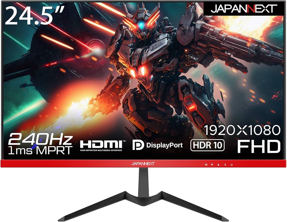 Amazon.co.jp: JAPANNEXT 24.5インチ ゲーミングモニター 240Hz フルHD