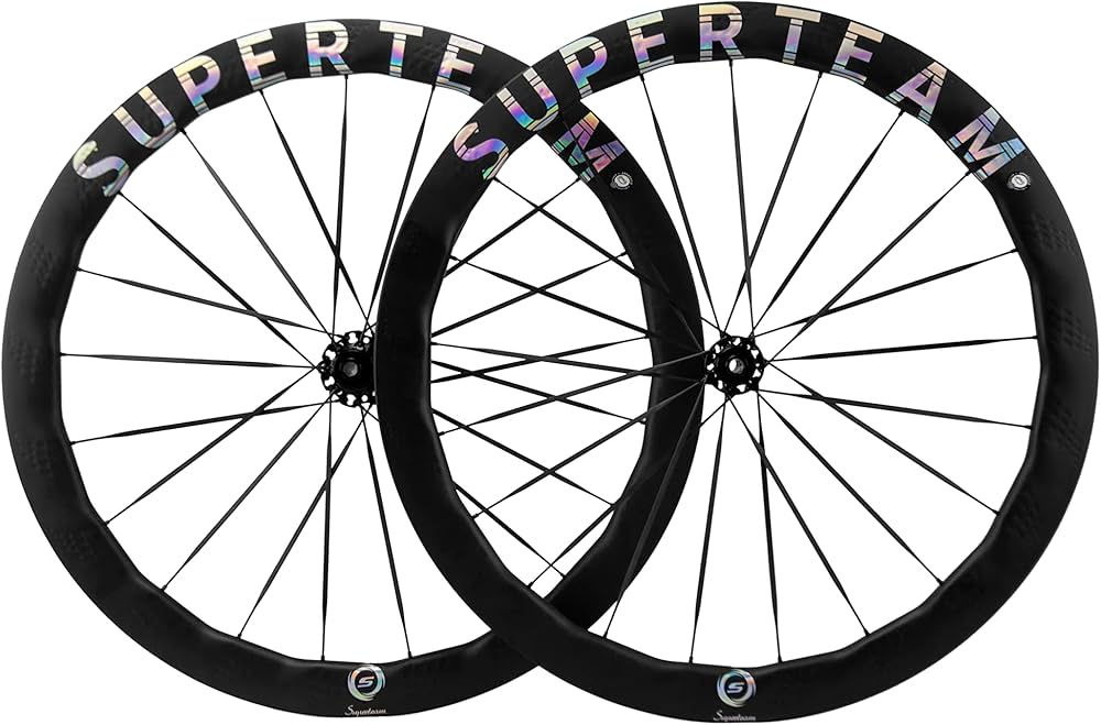 Amazon | SUPERTEAMカーボンスポークディスクブレーキ50mmチューブレス