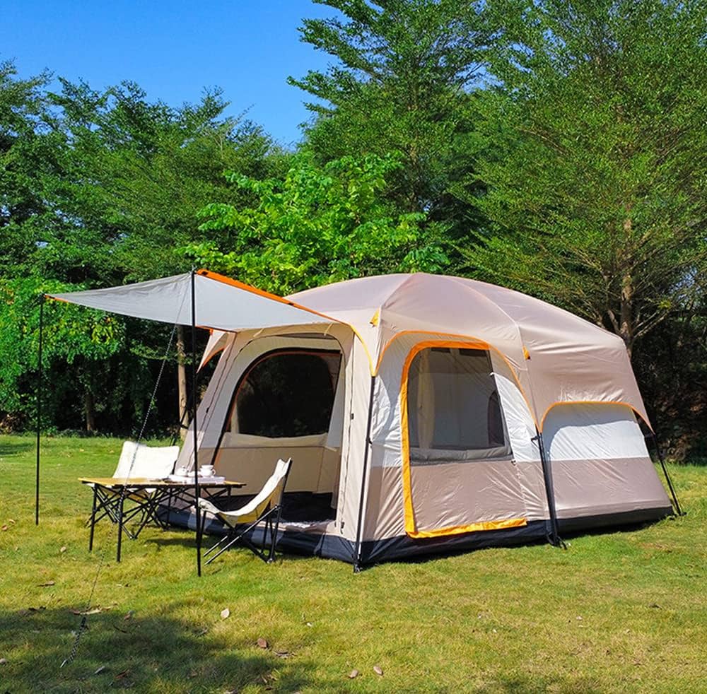Amazon | Fengzel Outdoor キャノピーテント リビング+2ルーム付き 4