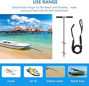 Amazon.co.jp: サンドアンカー 浅い水砂アンカー グラウンドアンカー