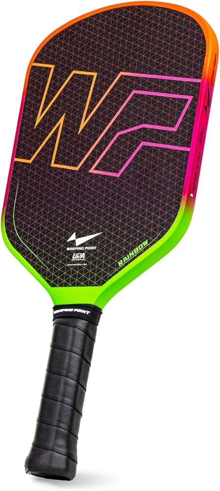 Amazon.com: Warping Point Rainbow Power Pickleball Paddle，Gen 3