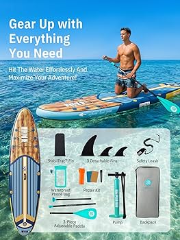 Amazon | Niphean サップボード インフレータブル スタンドアップ