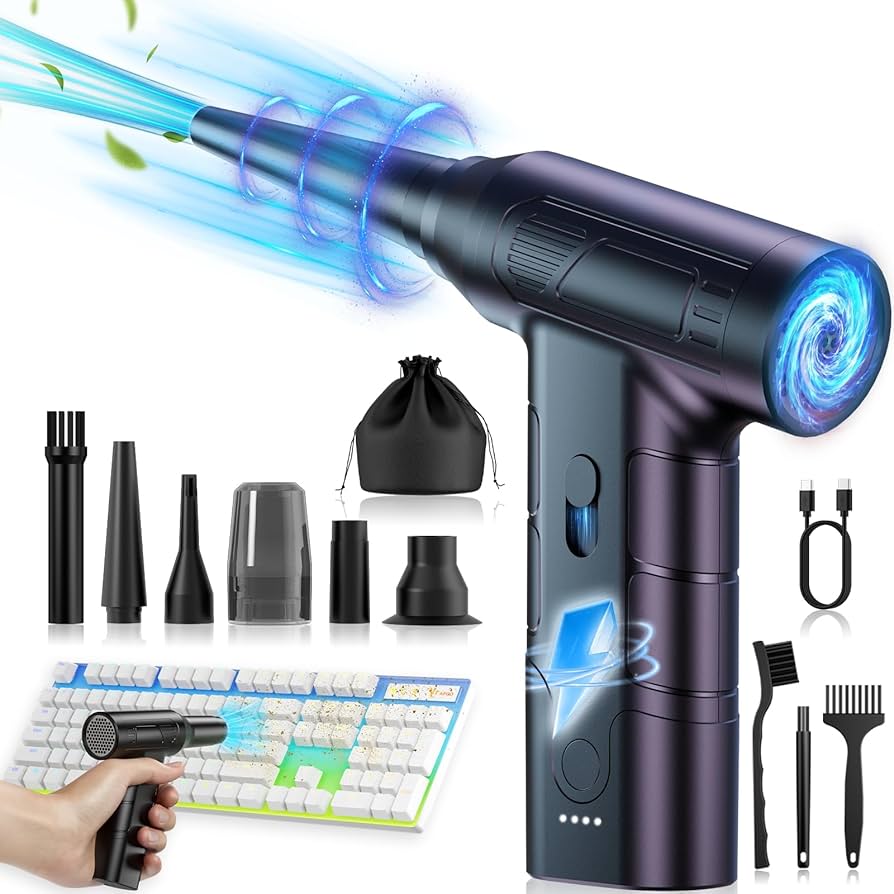 USB充電式 超強力電動エアダスター 多機能ノズル 【公式通販】