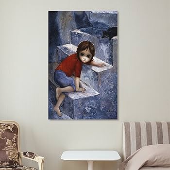 Margaret Keane Paintings Poster (5) Picture Print Canvas Poster