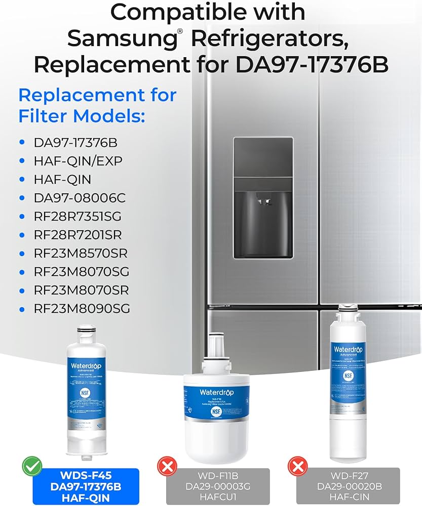Amazon.com: Waterdrop DA97-17376B Replacement for Samsung® HAF-QIN