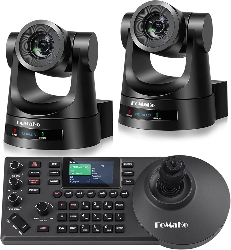 Amazon.co.jp: 【FMK20SDI Pro 2台 ＋ KC608 Pro】 FoMaKo PTZカメラ