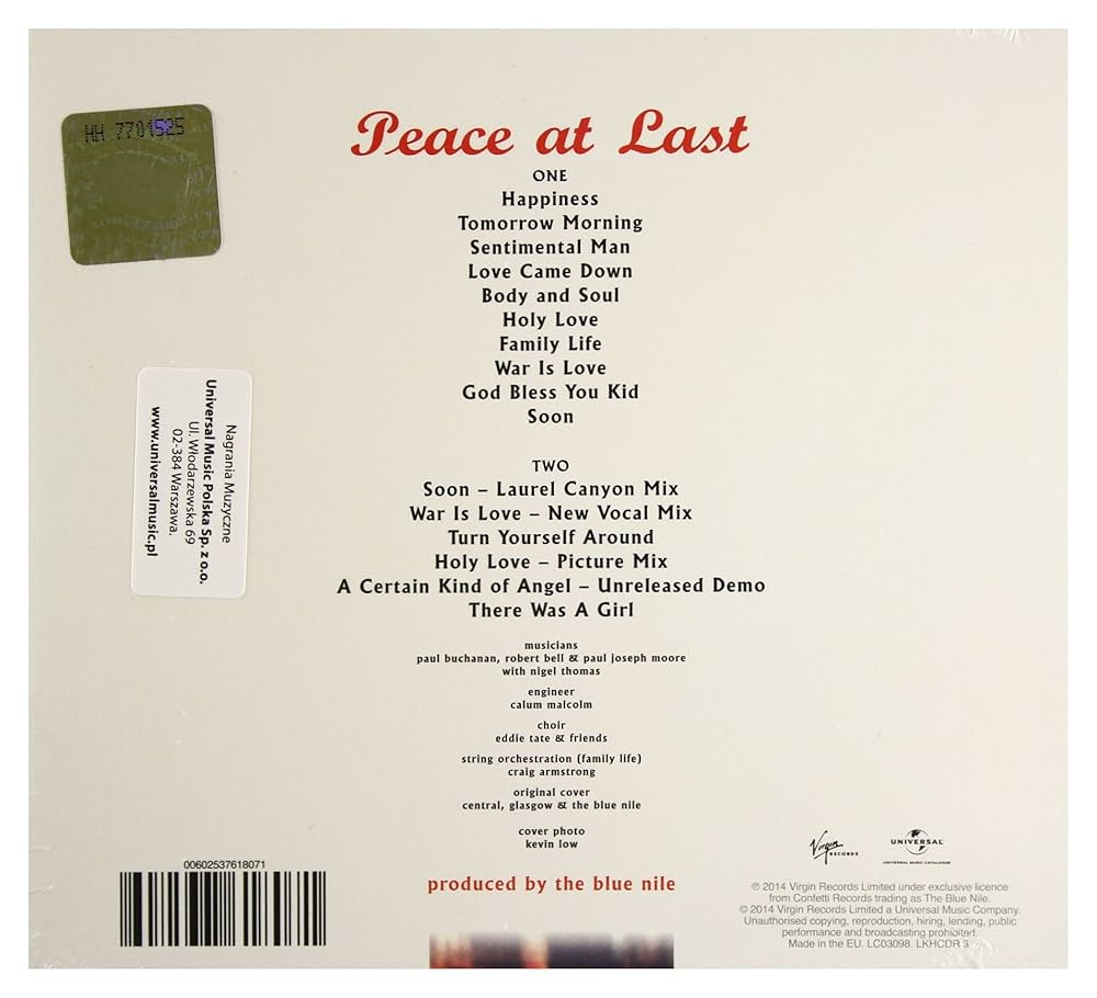 The Blue Nile - Peace At Last [2 CD][Deluxe Edition] - Amazon.com